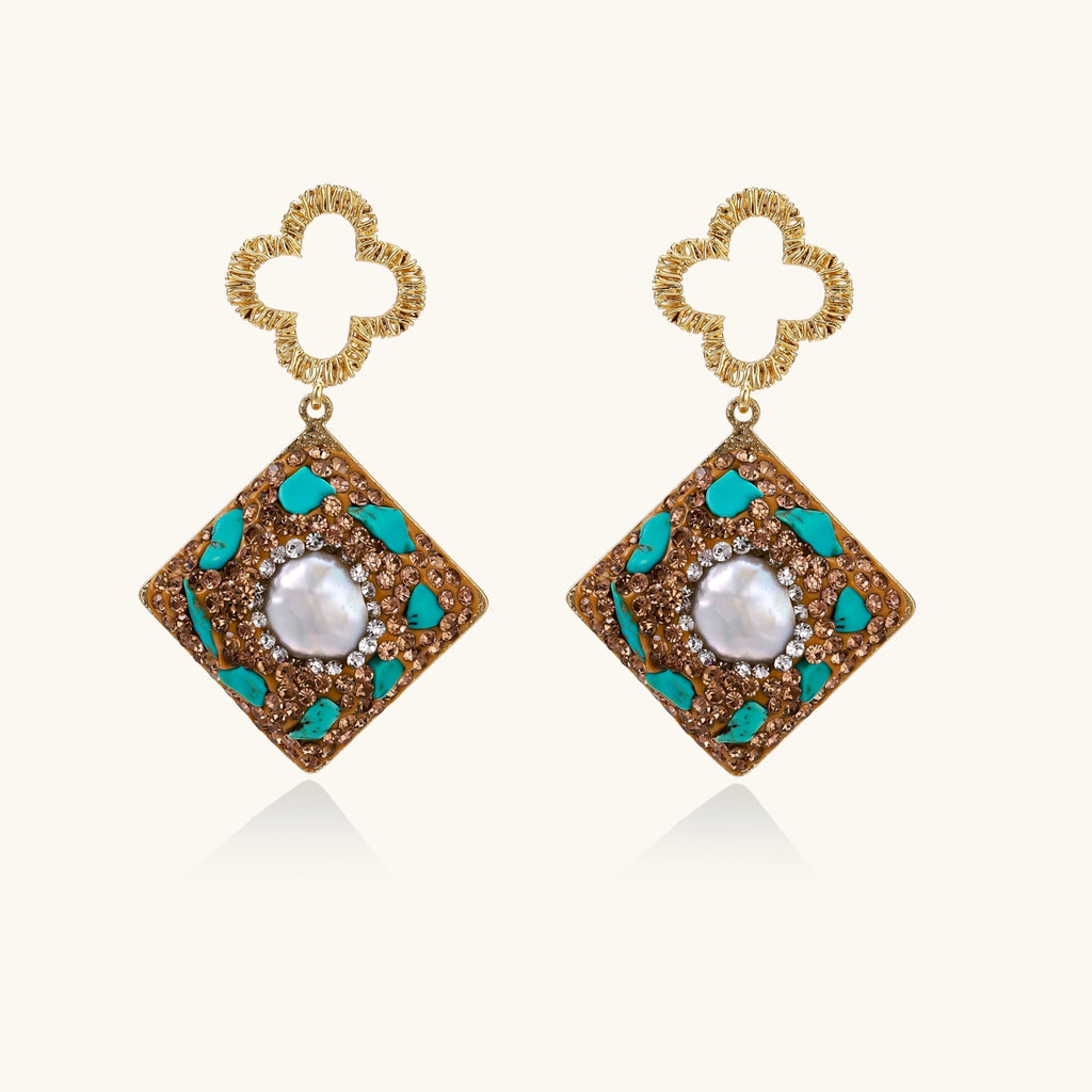 Moroccan Dreams Drop Earrings by Maison Arie