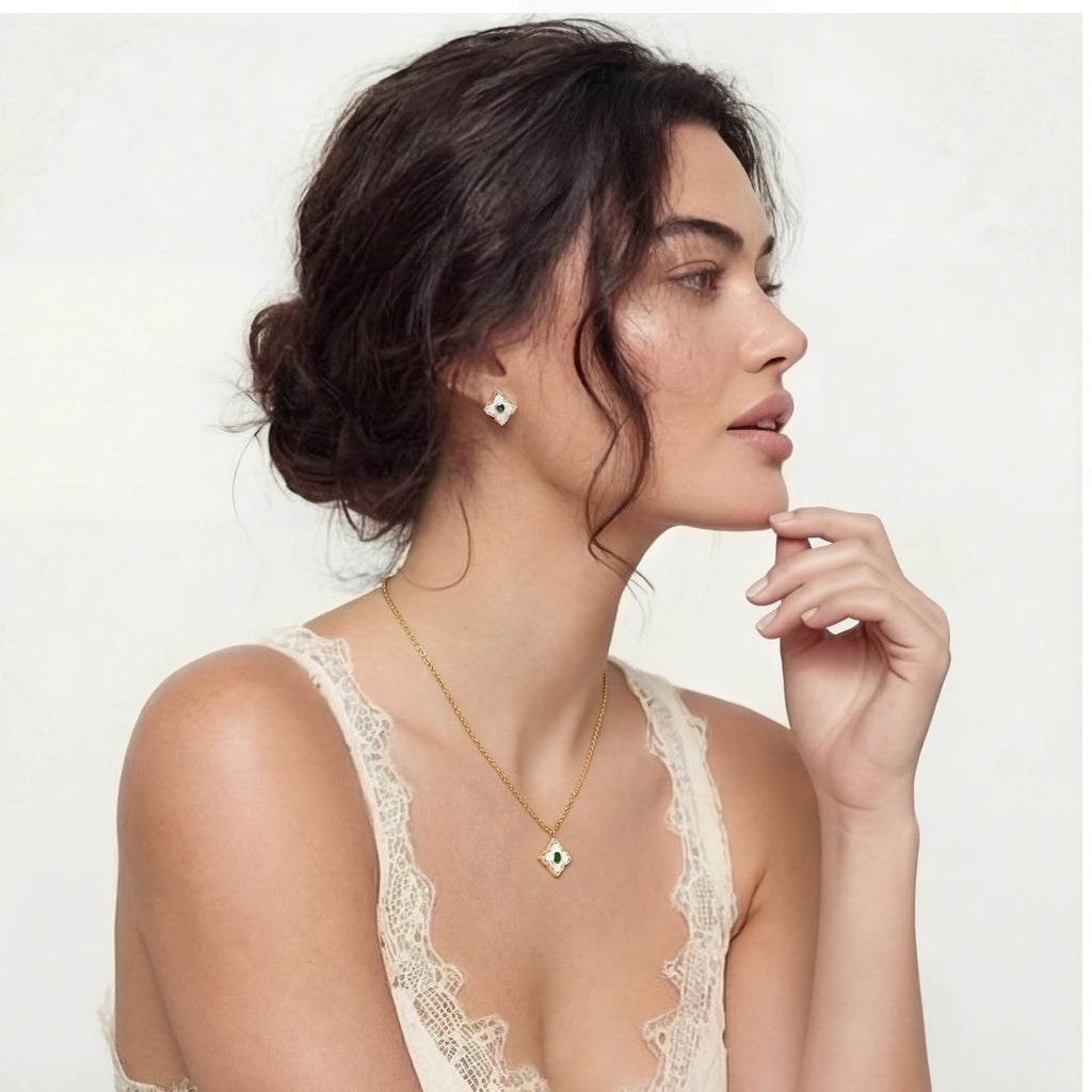 Emerald Bloom Set by Maison Arie