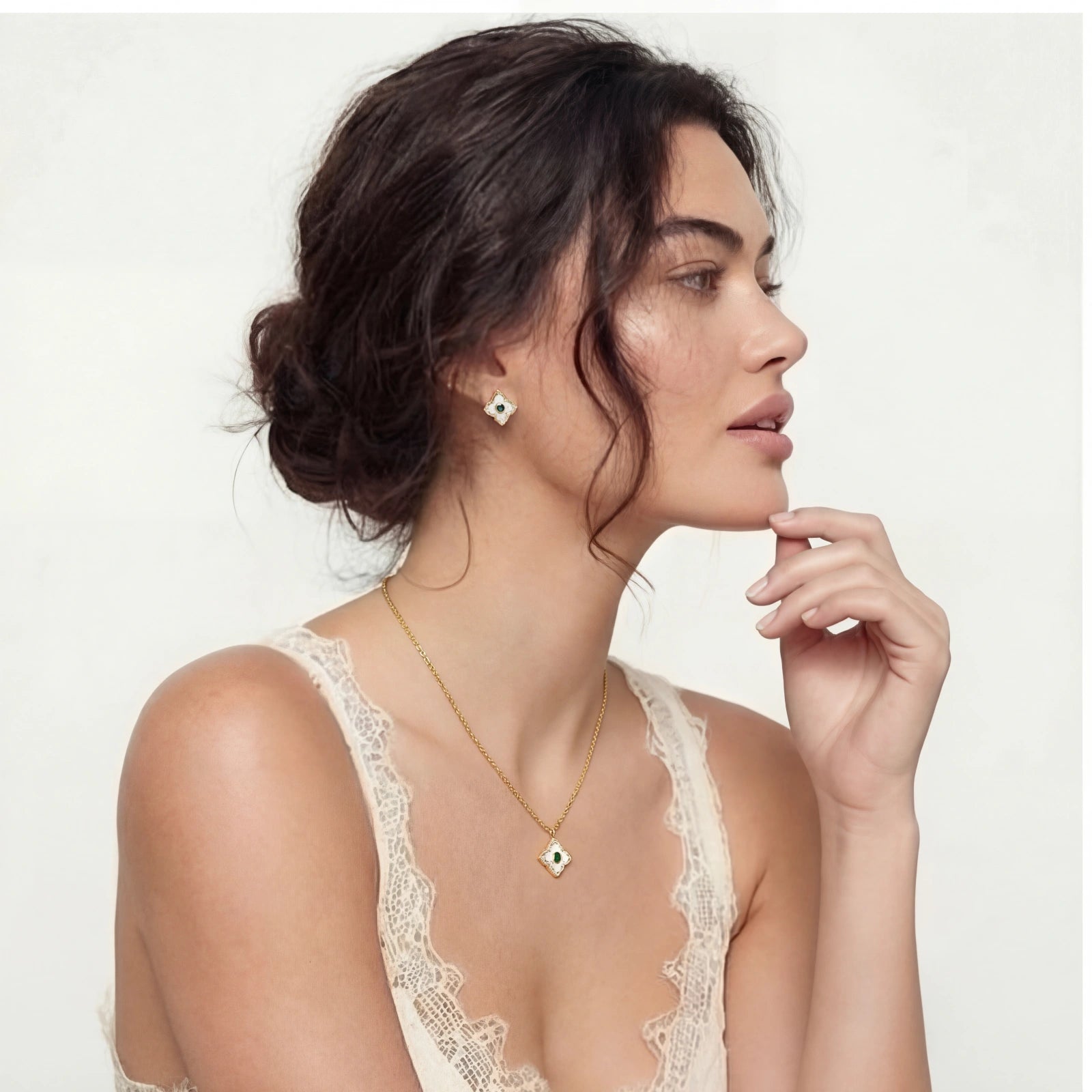 Emerald Bloom Set by Maison Arie