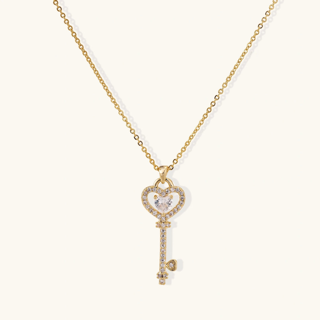 Secret Heart Key Necklace by Maison Arie