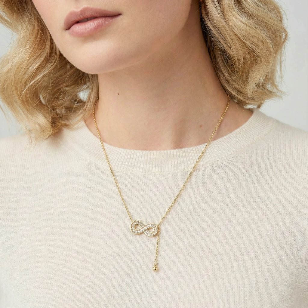 Infinity Sparkle Necklace by Maison Arie