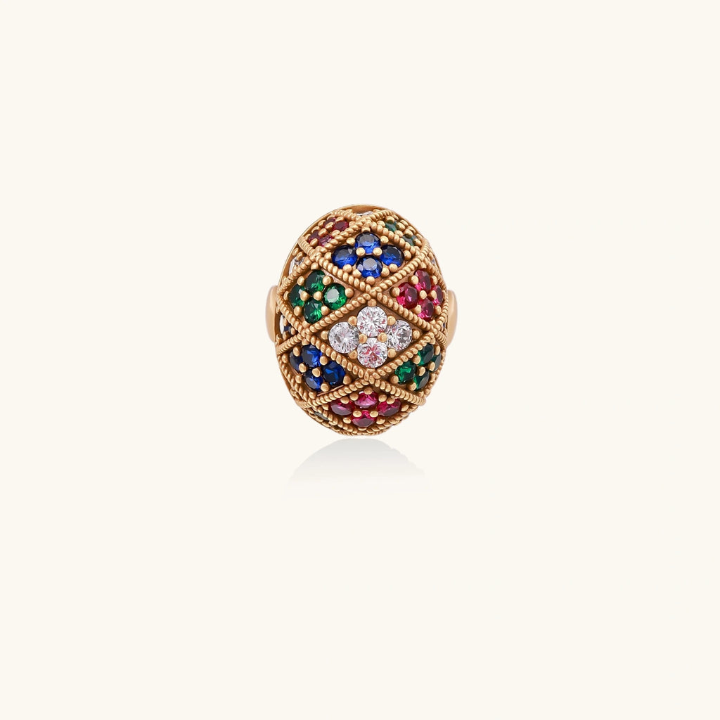 Empress Mosaic Ring by Maison Arie