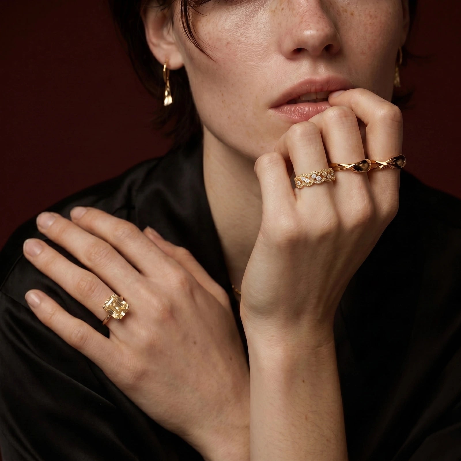 Celestial Cluster Ring by Maison Arie