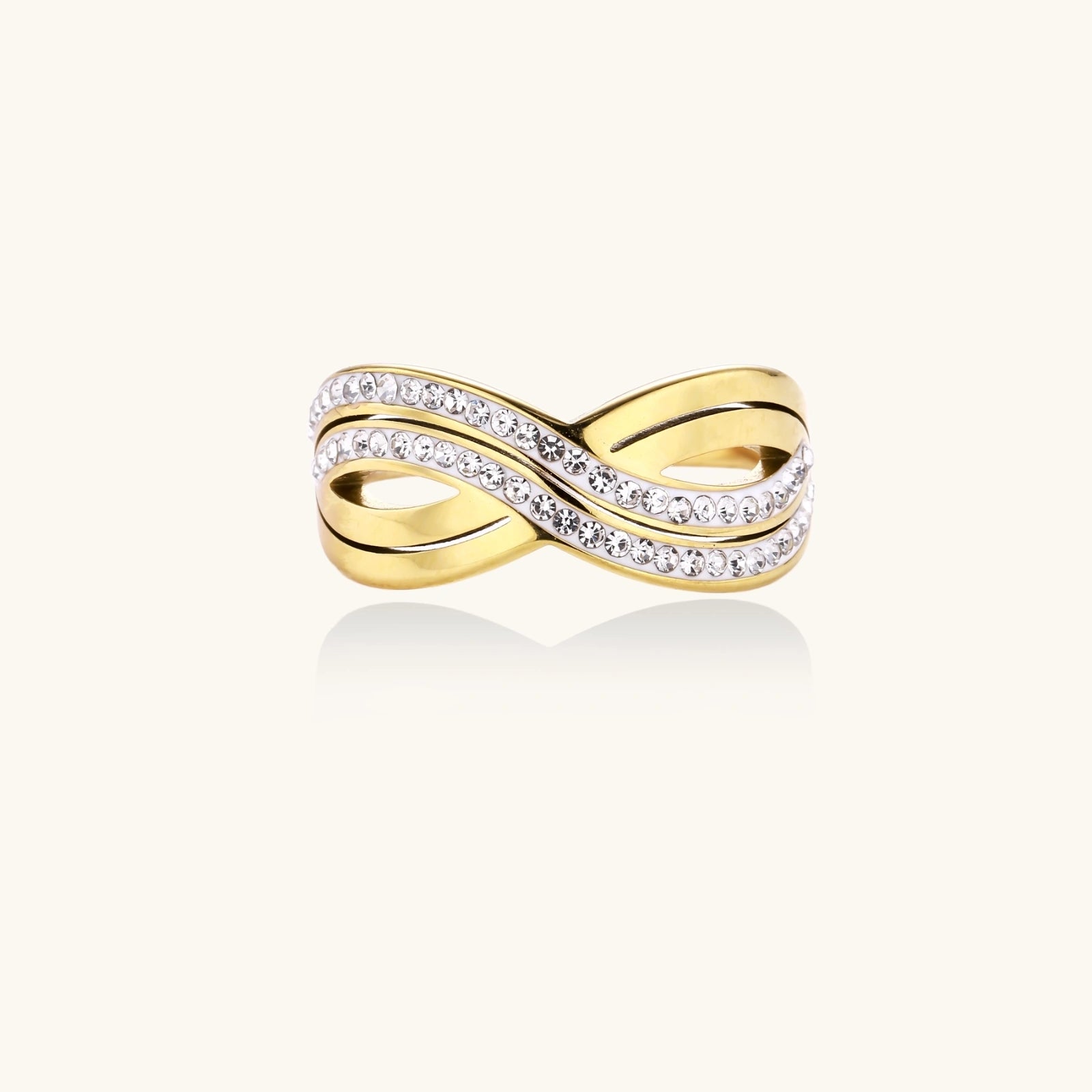 Golden Wave Flow Ring by Maison Arie